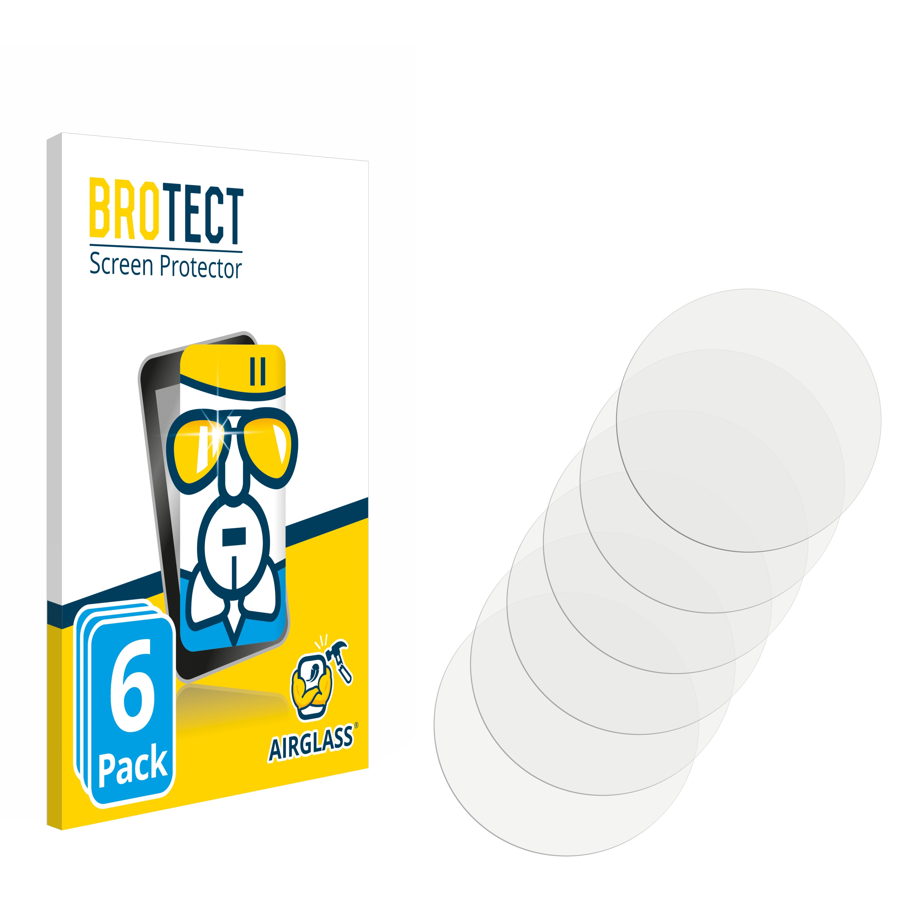 BROTECT 6x Airglass klare Schutzfolie(für Cap) Core