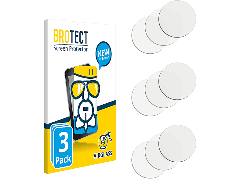 BROTECT 3x Airglass klare S24) Samsung Schutzfolie(für Galaxy