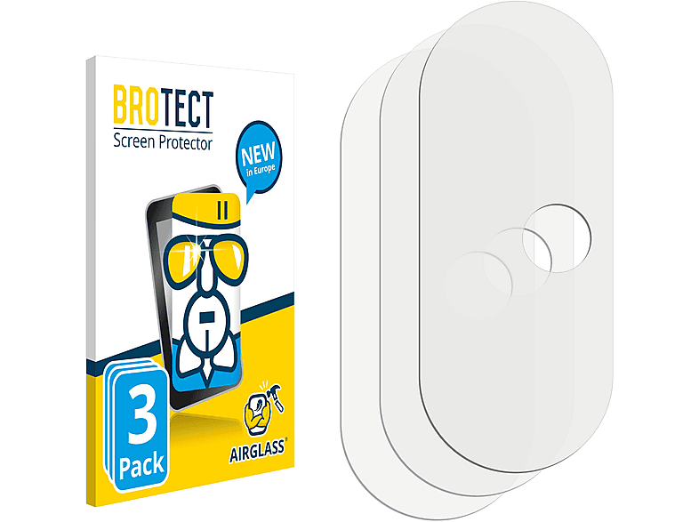 BROTECT 3x Poco Airglass F3) Schutzfolie(für Xiaomi klare