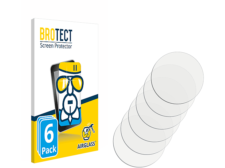 BROTECT 6x Schutzfolie(für Airglass PRW-30-1AER) Casio klare Trek Pro