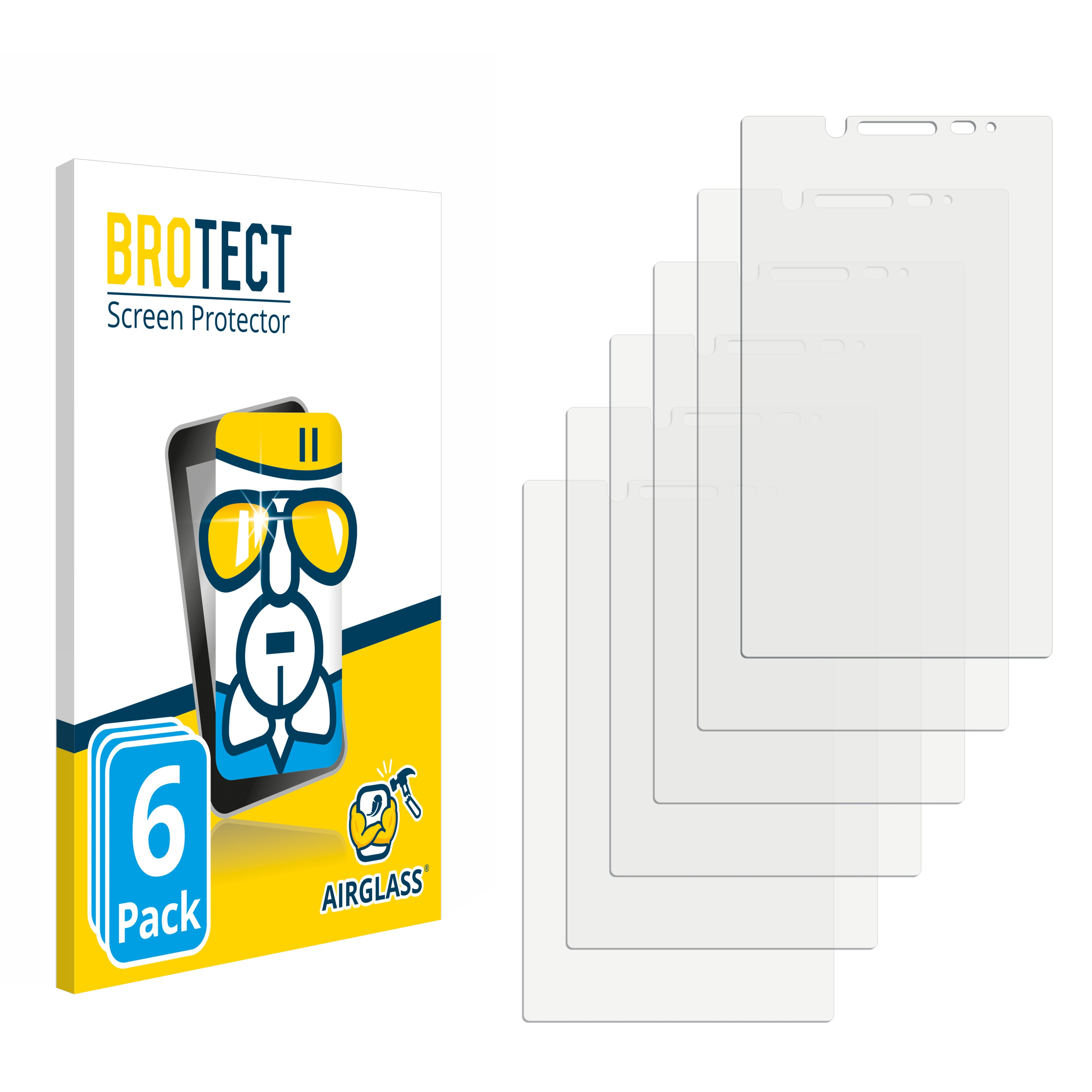 BROTECT Key2 Schutzfolie(für Airglass 6x Sim)) klare (Dual BlackBerry