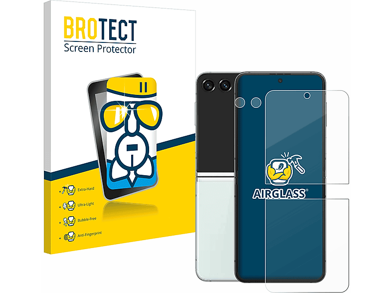 BROTECT Airglass klare Schutzfolie(für Samsung Galaxy Z Flip 5)
