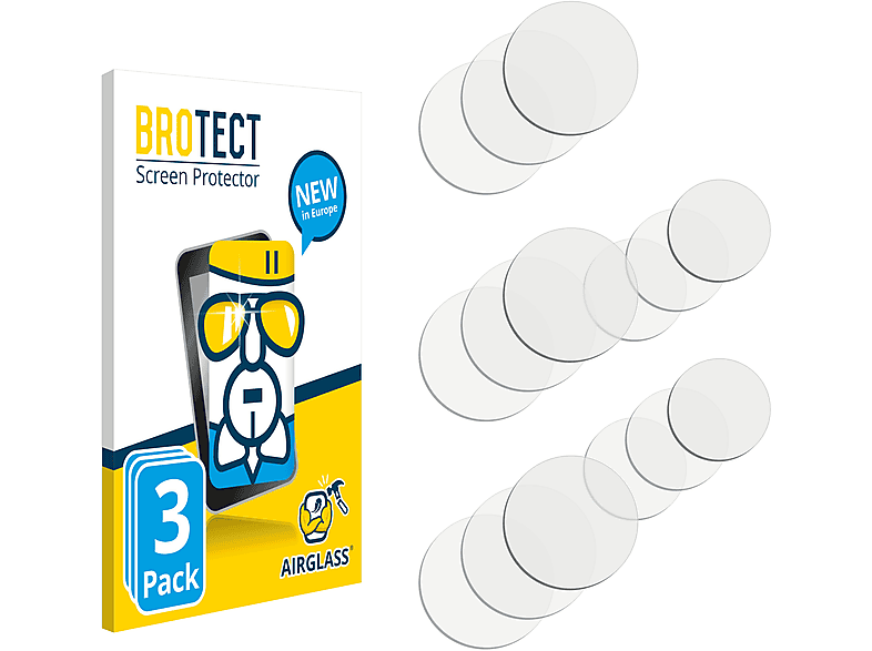 BROTECT 3x Airglass klare Schutzfolie(für Samsung Galaxy S24 Ultra)