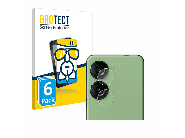 BROTECT 6x Airglass klare Schutzfolie(für ASUS ZenFone 10)