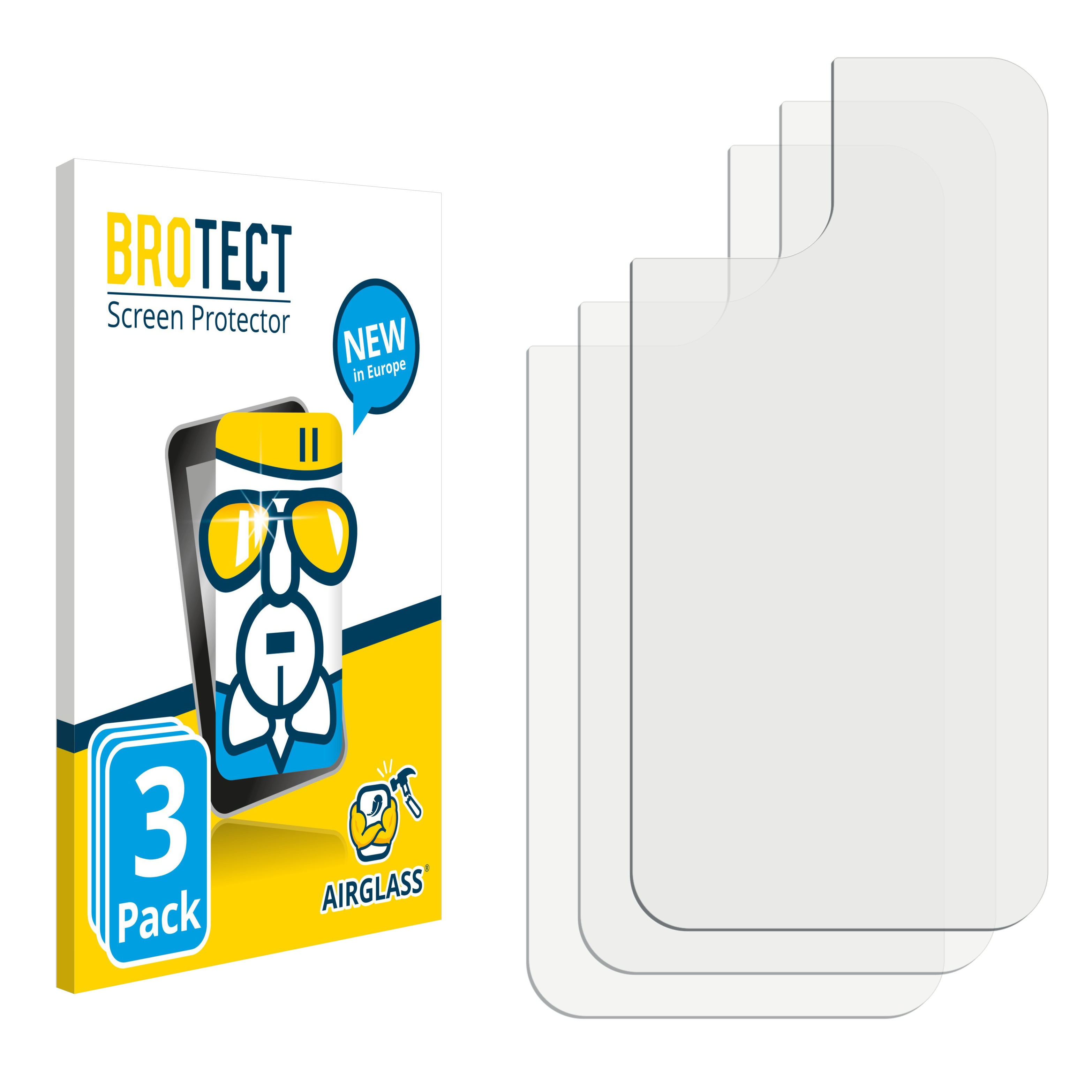 BROTECT Airglass Apple klare 3x 13) Schutzfolie(für iPhone
