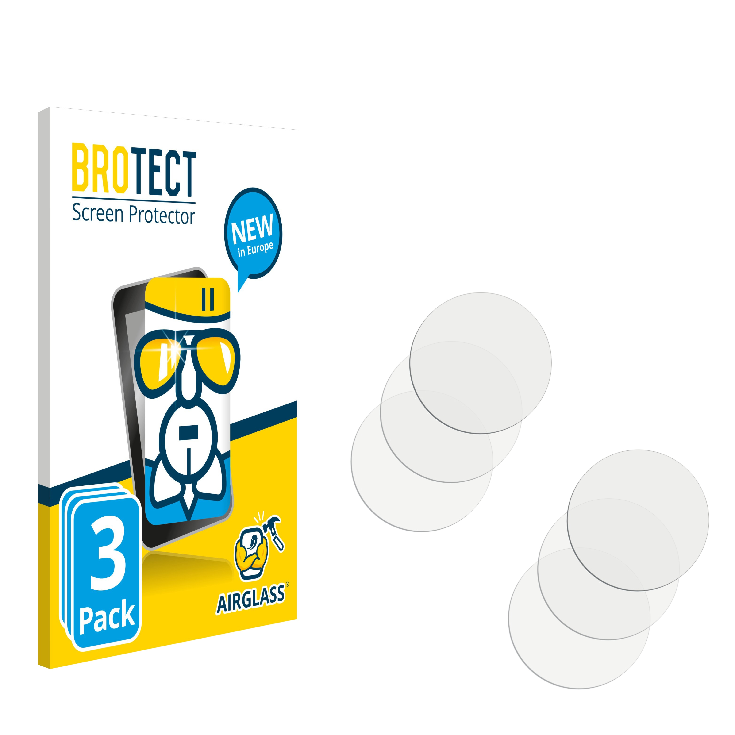 BROTECT 3x Airglass klare Schutzfolie(für iPhone Apple 15)