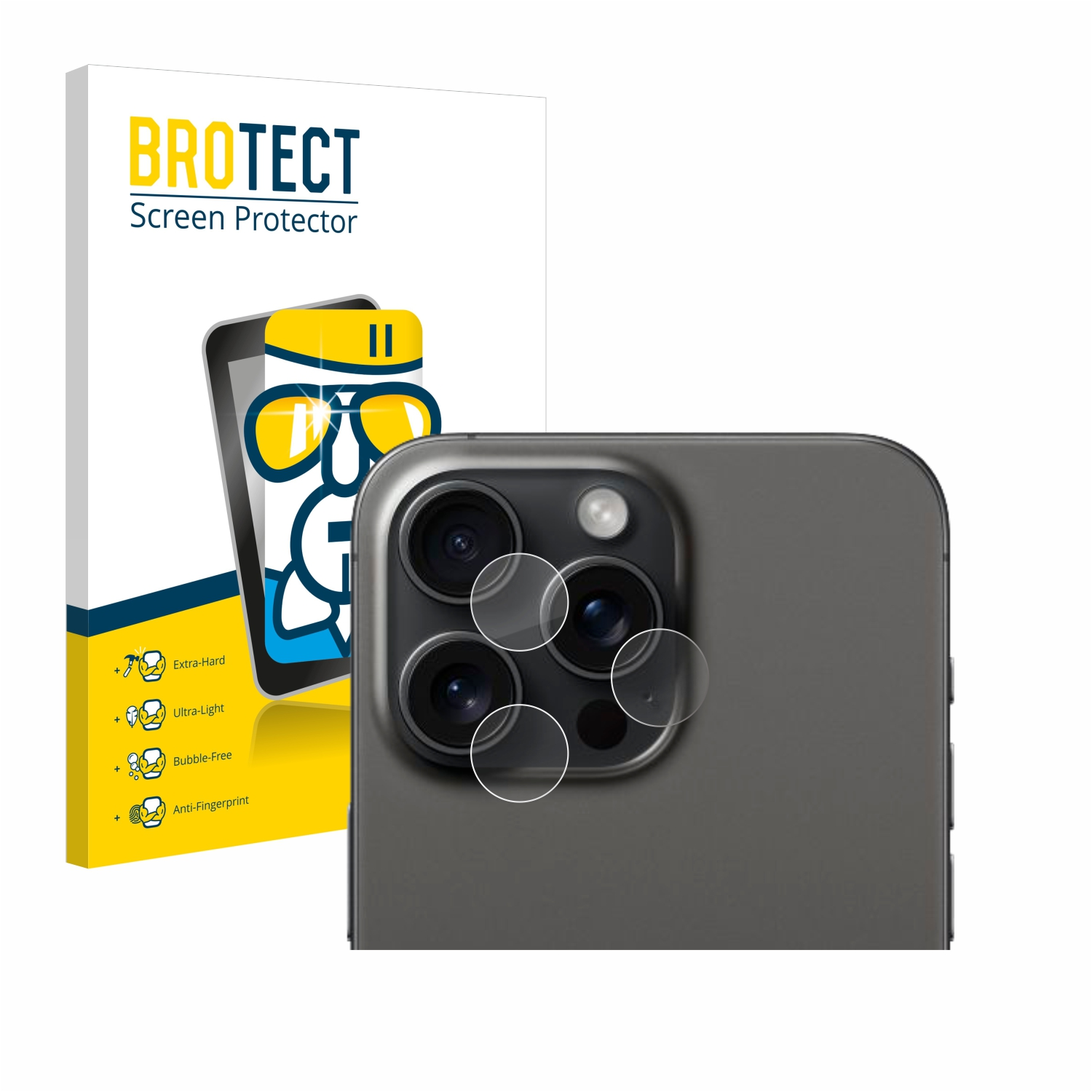 BROTECT Airglass klare Schutzfolie(für Max) Pro iPhone Apple 15