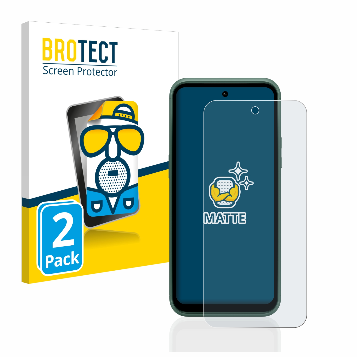 BROTECT 2x matte Schutzfolie(für Nokia XR21)