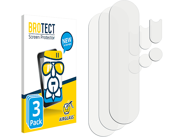 BROTECT 3x Airglass klare Schutzfolie(für P30 Huawei Pro)