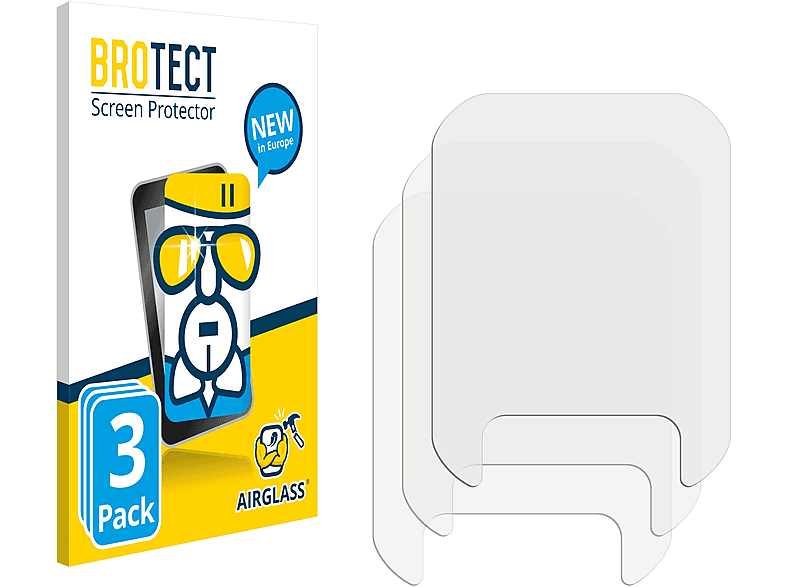 BROTECT 3x Airglass klare Schutzfolie(für Doogee Pro) S59
