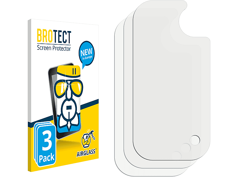 BROTECT 3x Airglass klare Schutzfolie(für Samsung Galaxy S20 5G)