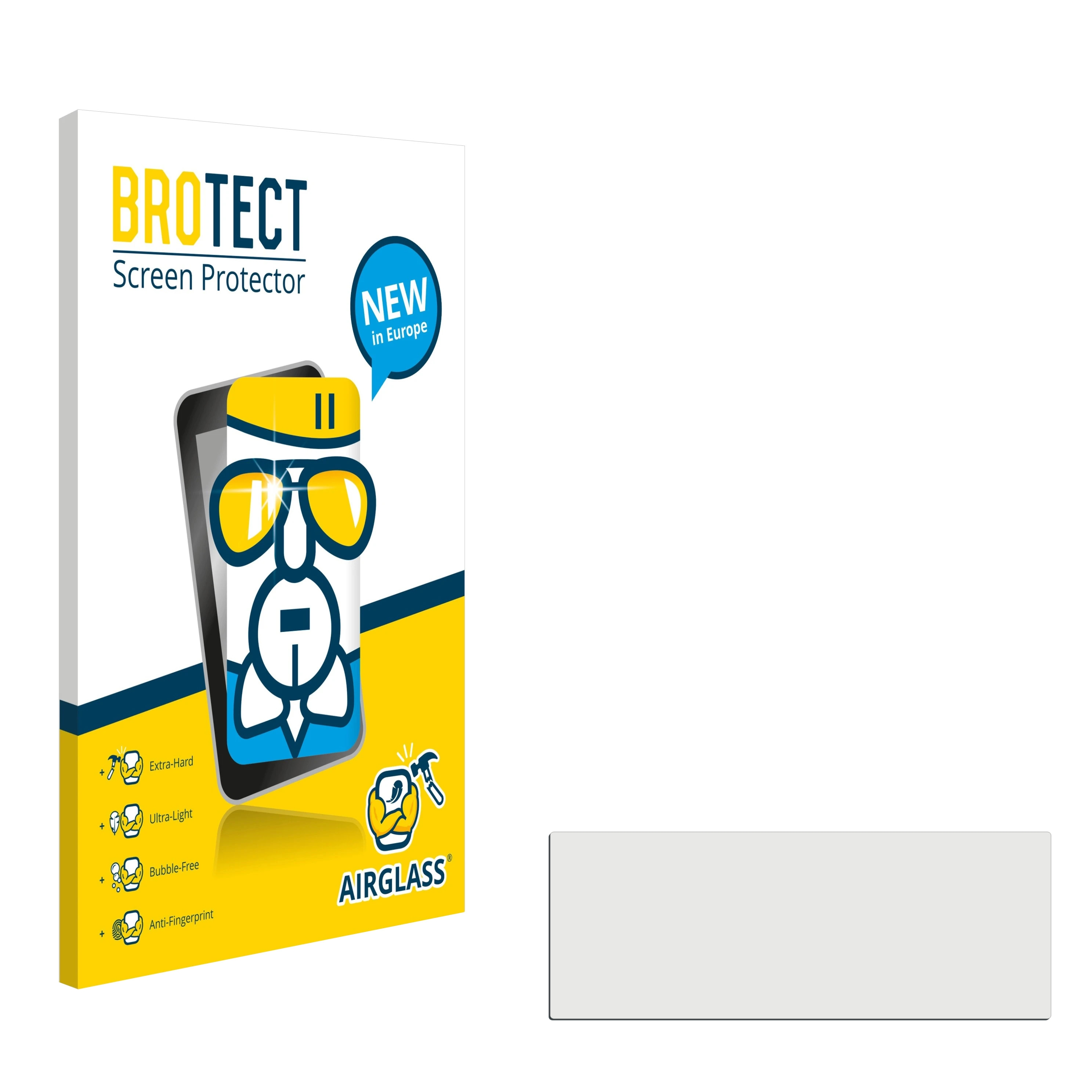 BROTECT Airglass klare Schutzfolie(für Professional 2015) BMW 10.2