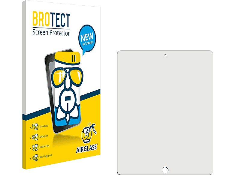 BROTECT Airglass klare Schutzfolie(für Apple iPad 4G WiFi 2012 (3. Gen.))