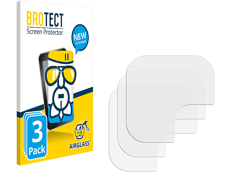 BROTECT 3x Airglass klare Schutzfolie(für Blackview BV4900 Pro)