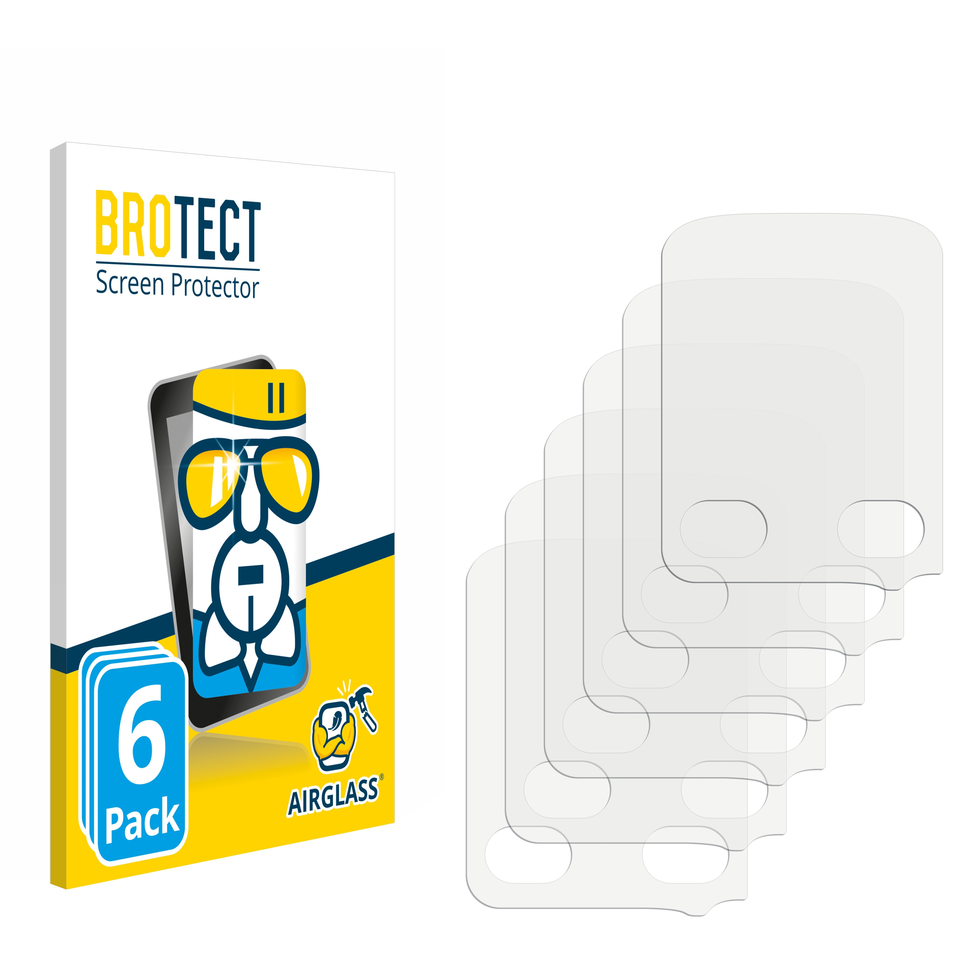BROTECT 6x Schutzfolie(für Airglass klare Medtronic Activa SC Programmer 37642) DBS