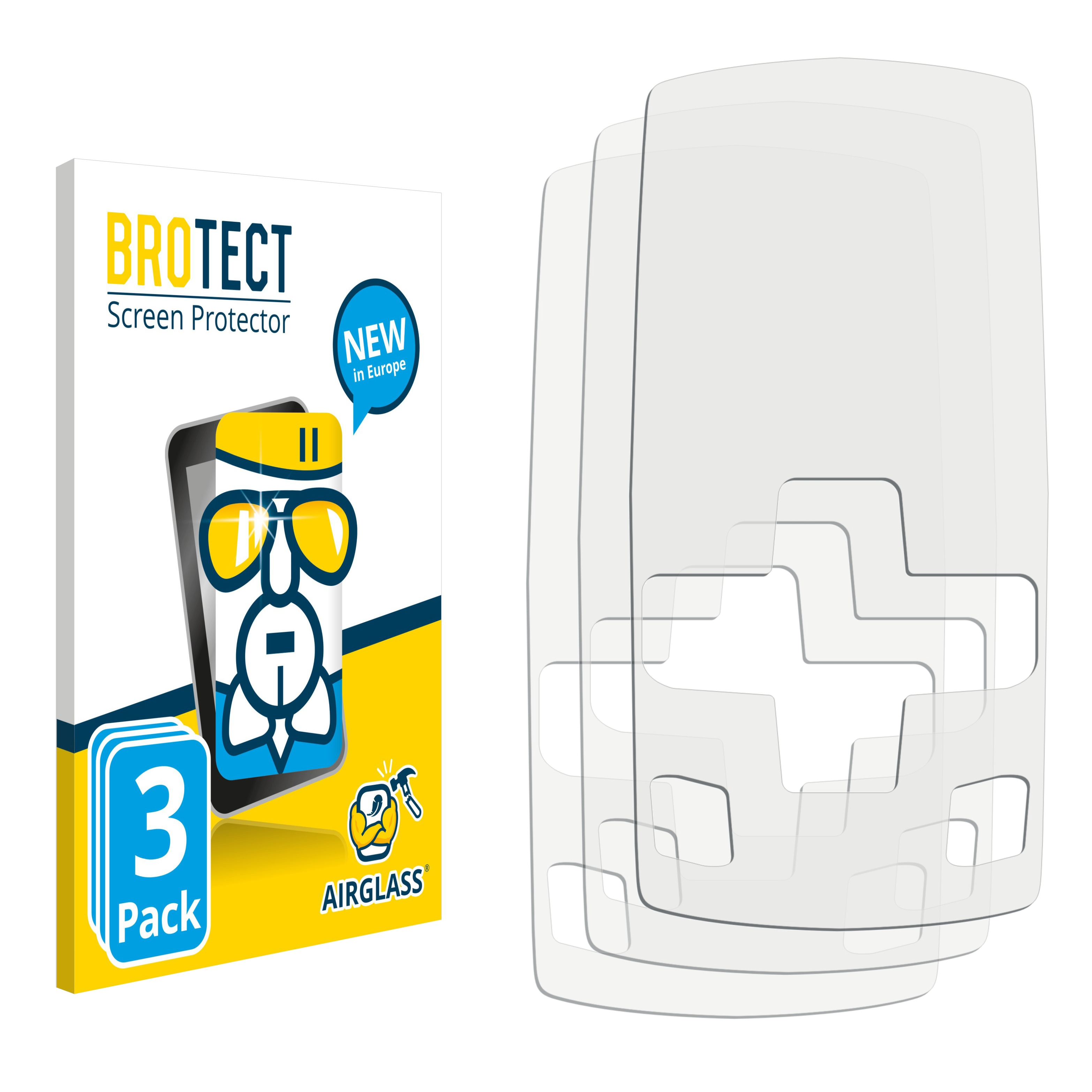 Schutzfolie(für Bartec 3x 400sde) Tech BROTECT klare Airglass