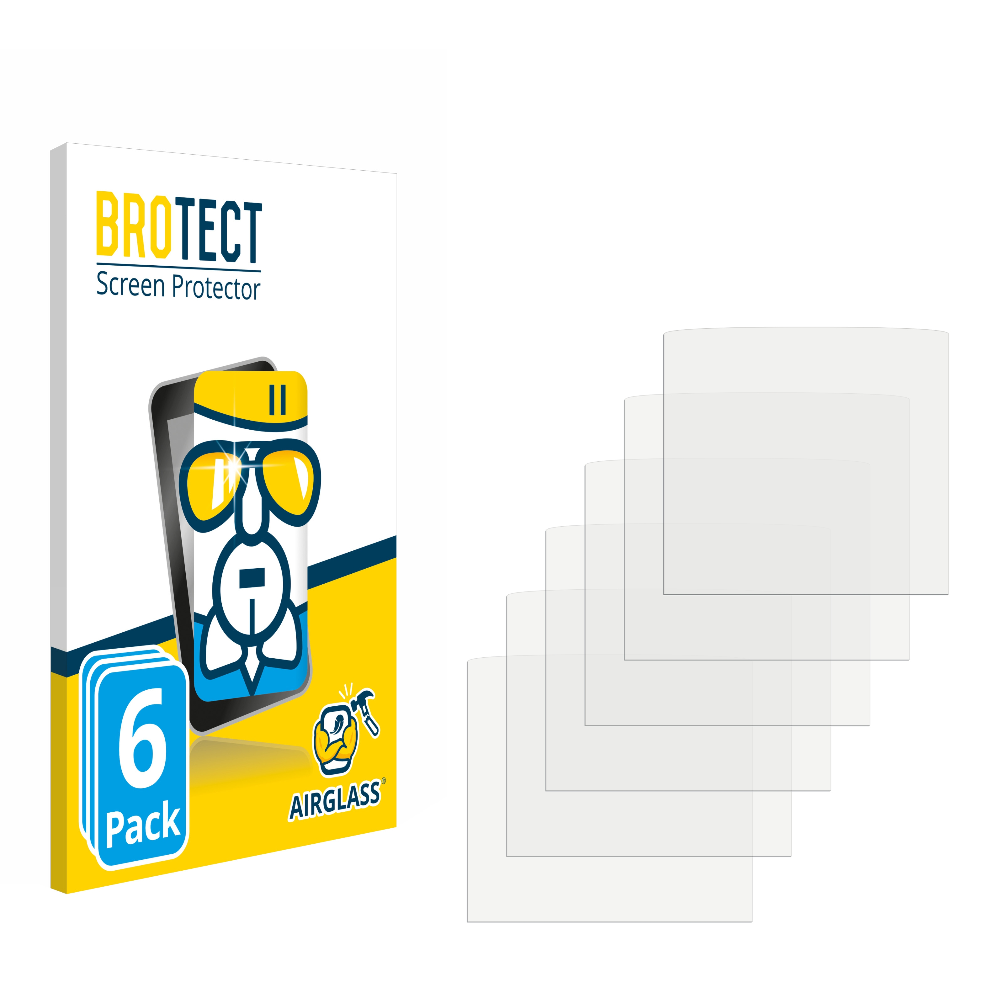 BROTECT Wallet) Airglass Biometric klare D’CENT 6x Schutzfolie(für