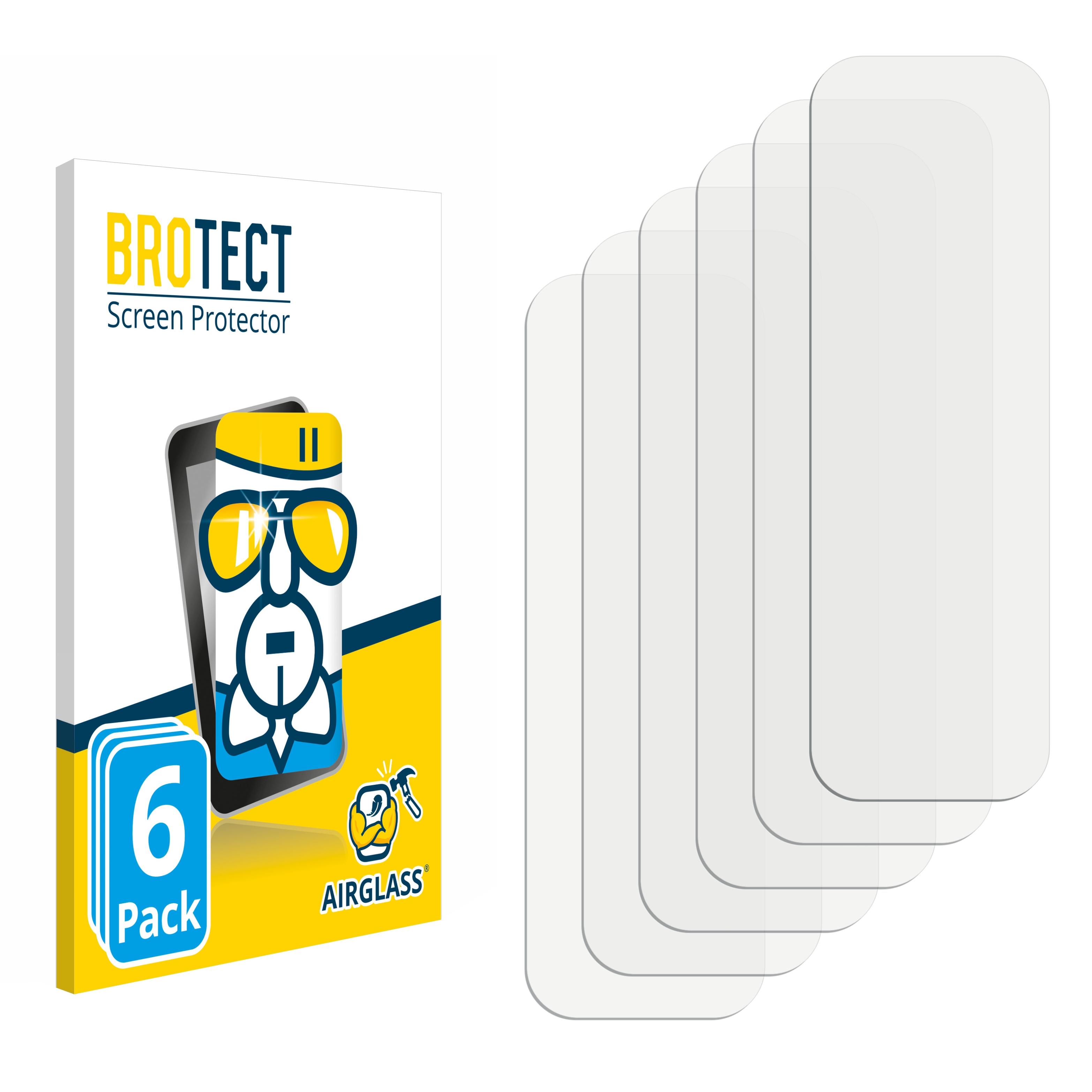 BROTECT 6x Schutzfolie(für Caterpillar klare Airglass Cat S75)