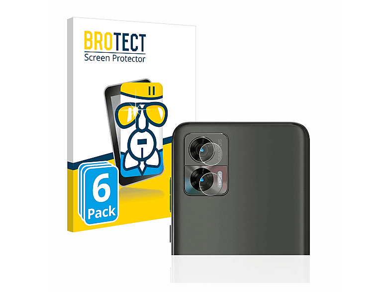 Motorola 30 6x BROTECT Neo) klare Edge Schutzfolie(für Airglass