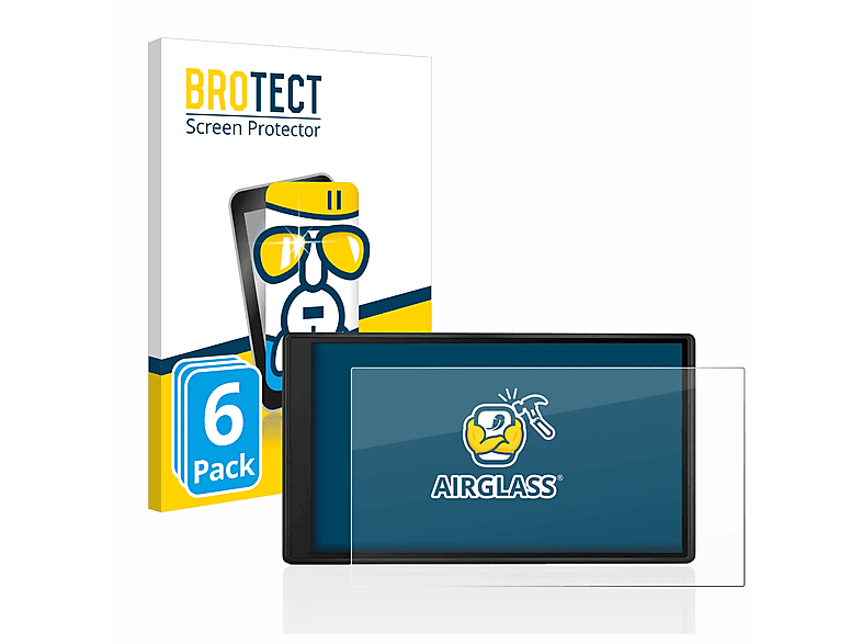 BROTECT 6x Airglass klare Schutzfolie(für 55) Garmin Drive
