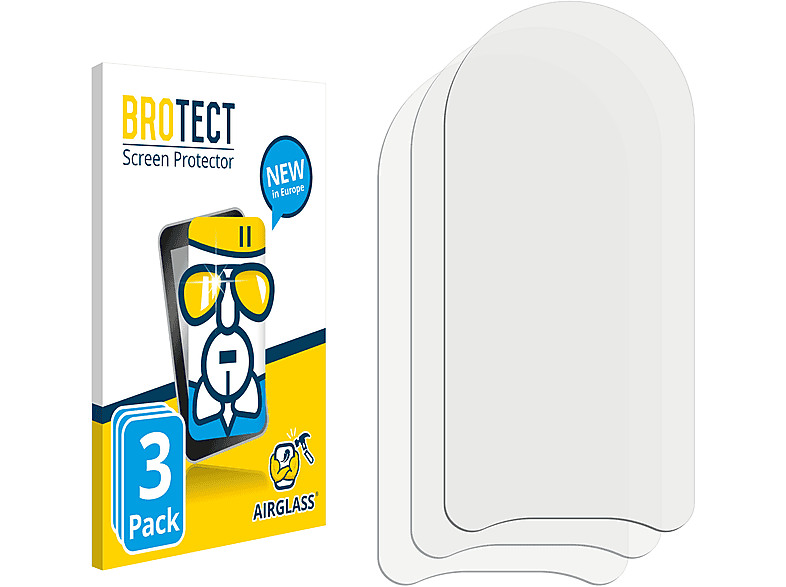 BROTECT 3x Airglass Galaxy Samsung Schutzfolie(für klare XCover Pro)