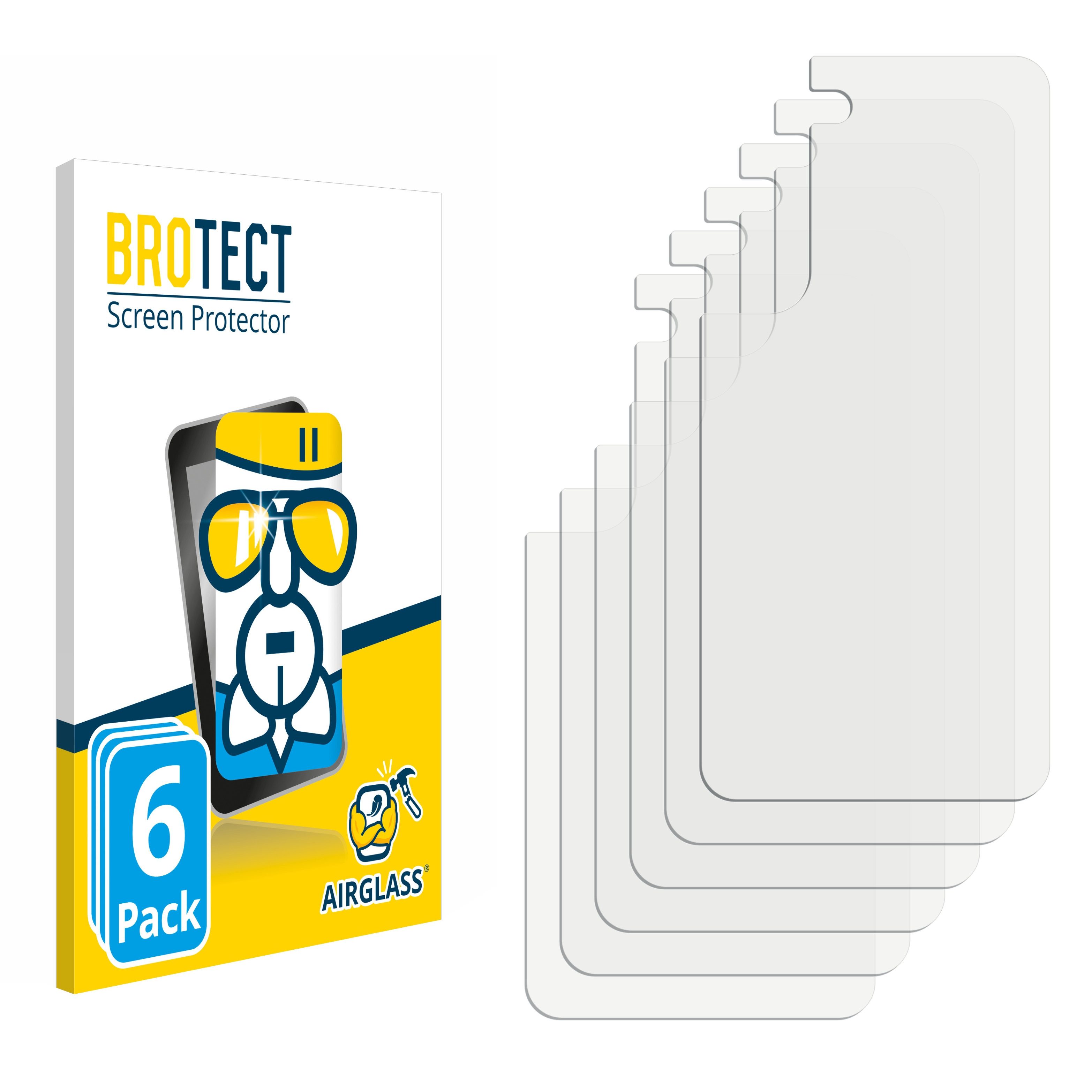6x S22 5G) BROTECT Galaxy Samsung Schutzfolie(für Airglass klare