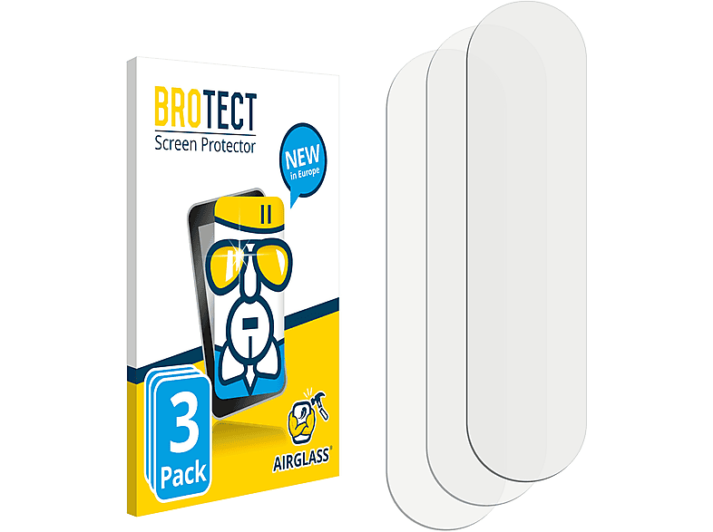 BROTECT 3x Airglass klare Schutzfolie(für OnePlus Nord)