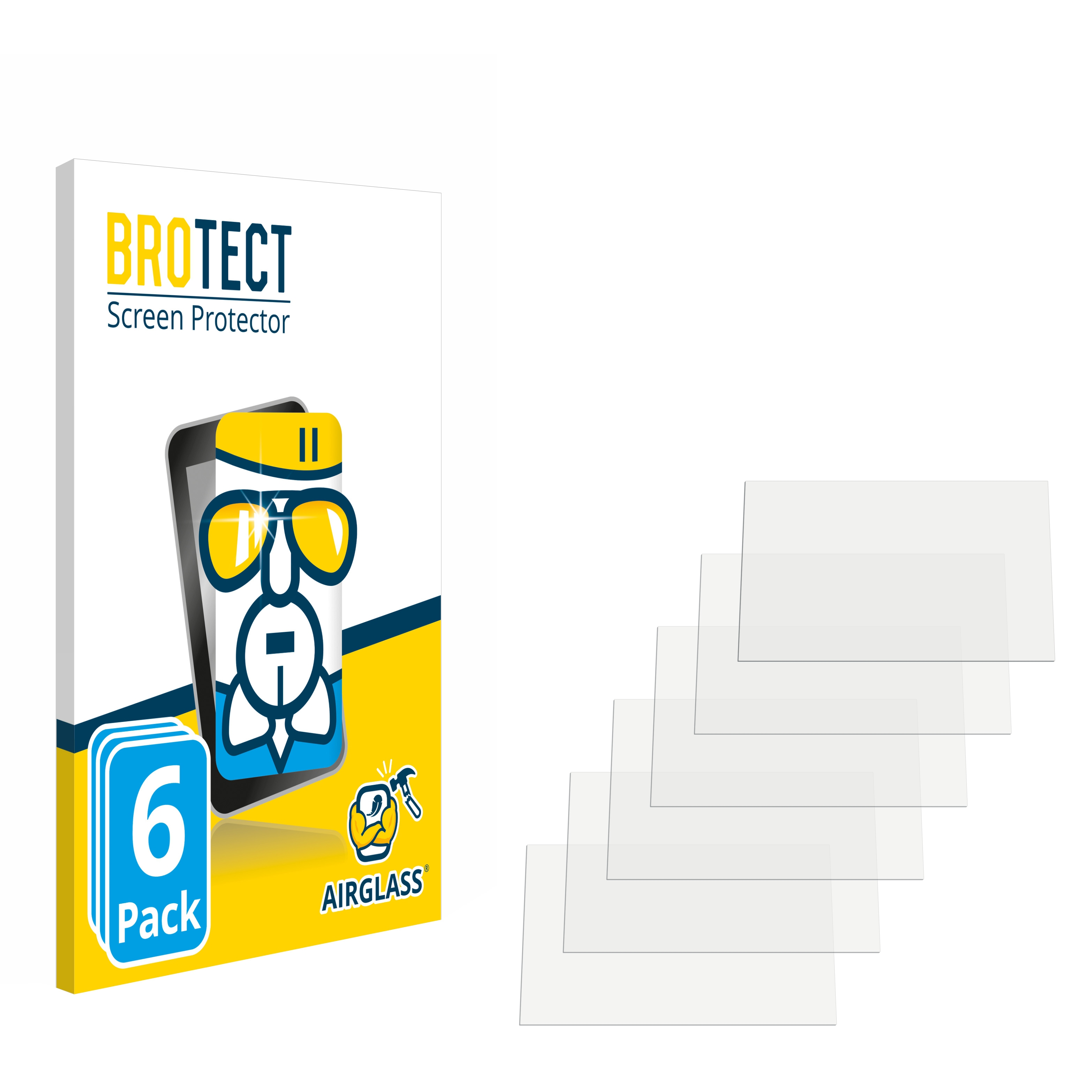 BROTECT 6x Touch) 4 DS klare Airglass Schutzfolie(für Smart