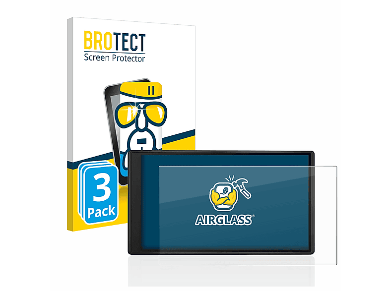 BROTECT 3x Airglass klare Schutzfolie(für 55) Garmin Drive