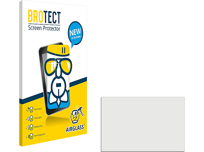 BROTECT Airglass GPSMAP Garmin klare Schutzfolie(für 1222)