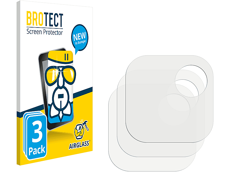 BROTECT 3x Moto Schutzfolie(für Play) Airglass klare G9 Motorola