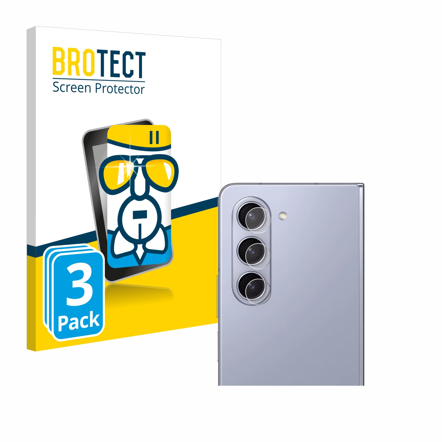 Airglass 5) Schutzfolie(für klare Galaxy Samsung 3x Fold Z BROTECT