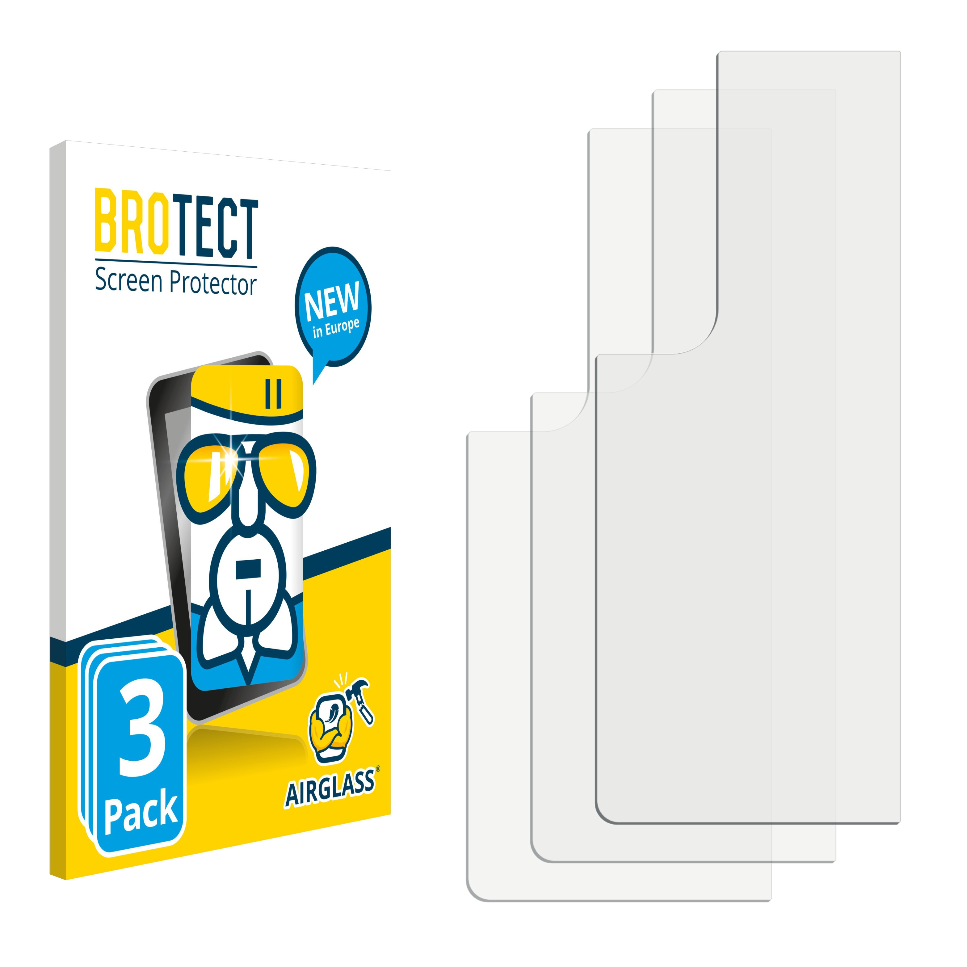 BROTECT 3x Airglass klare Schutzfolie(für Fold 4) Galaxy Samsung Z