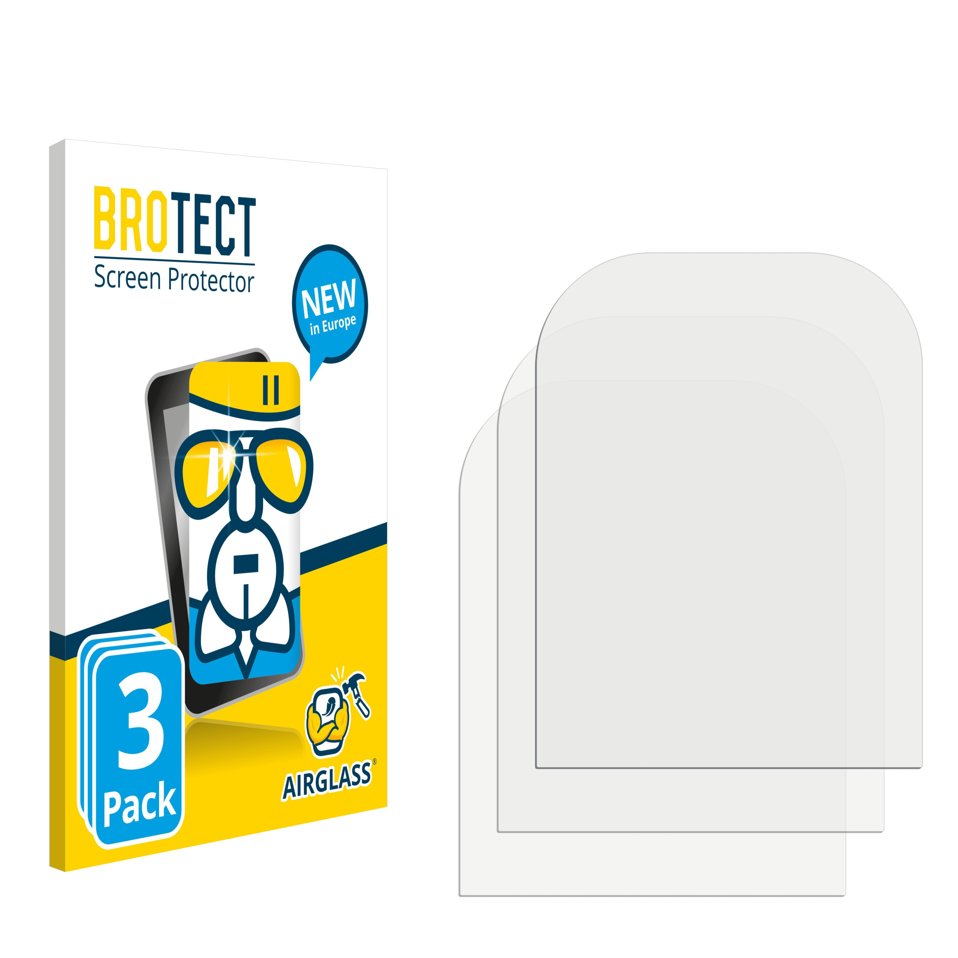 BROTECT 3x Schutzfolie(für 48) klare Airglass Beurer GL