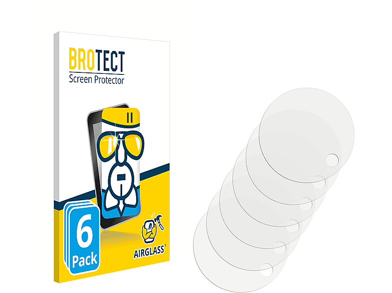 BROTECT 6x Airglass klare Schutzfolie(für Cubot Max 3)