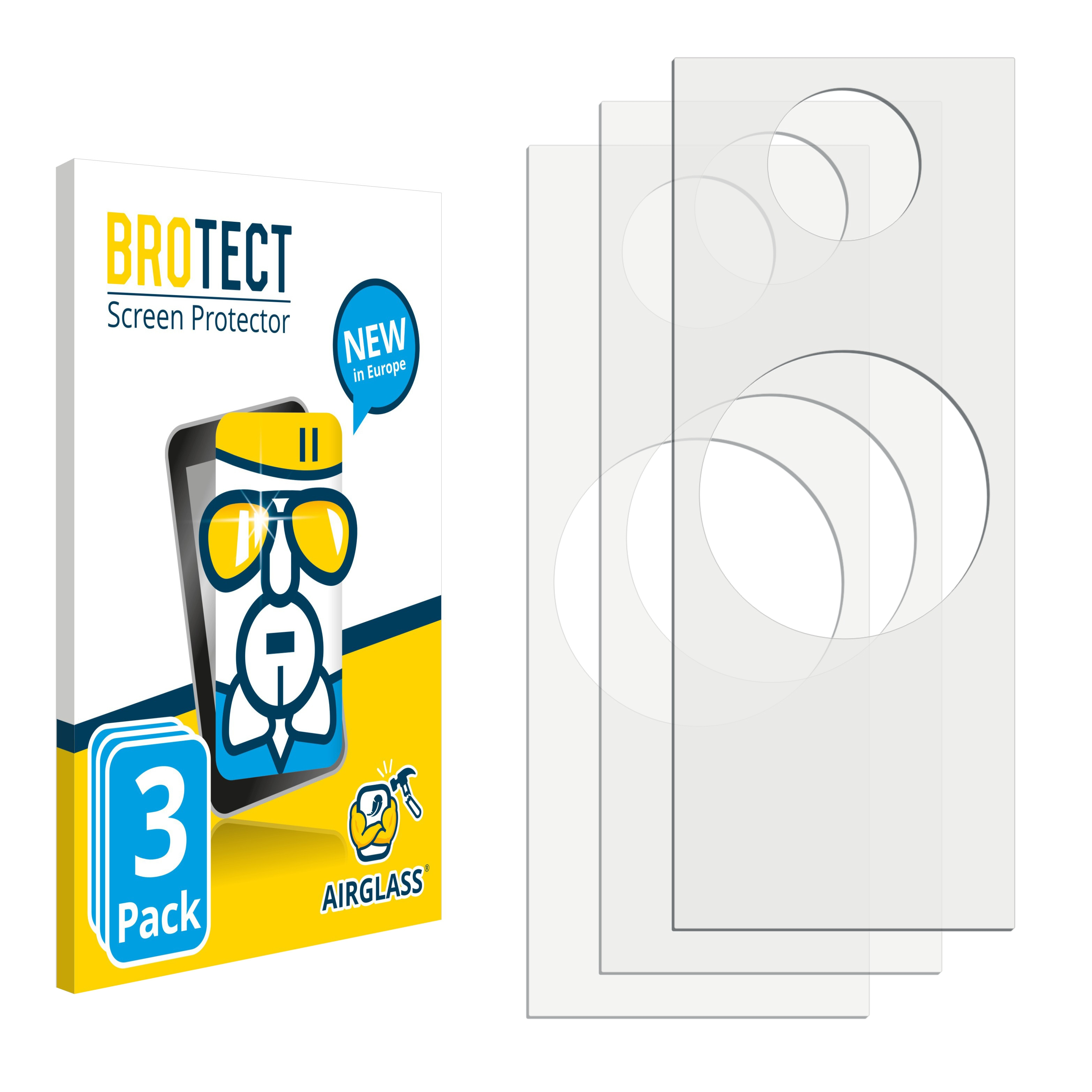klare Wired) Schutzfolie(für BROTECT Video Ring 3x Airglass Doorbell