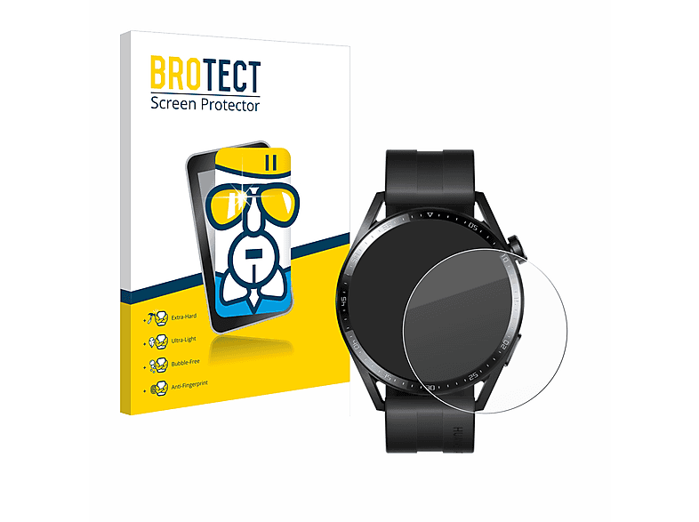 3 Airglass Schutzfolie(für BROTECT Watch (46 klare Huawei mm)) GT