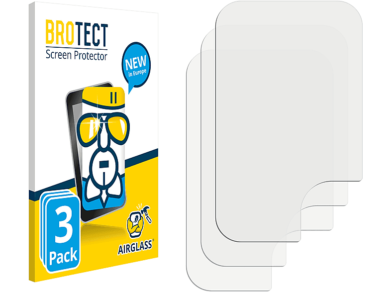 BROTECT 3x Airglass klare Schutzfolie(für Samsung Galaxy M21s)