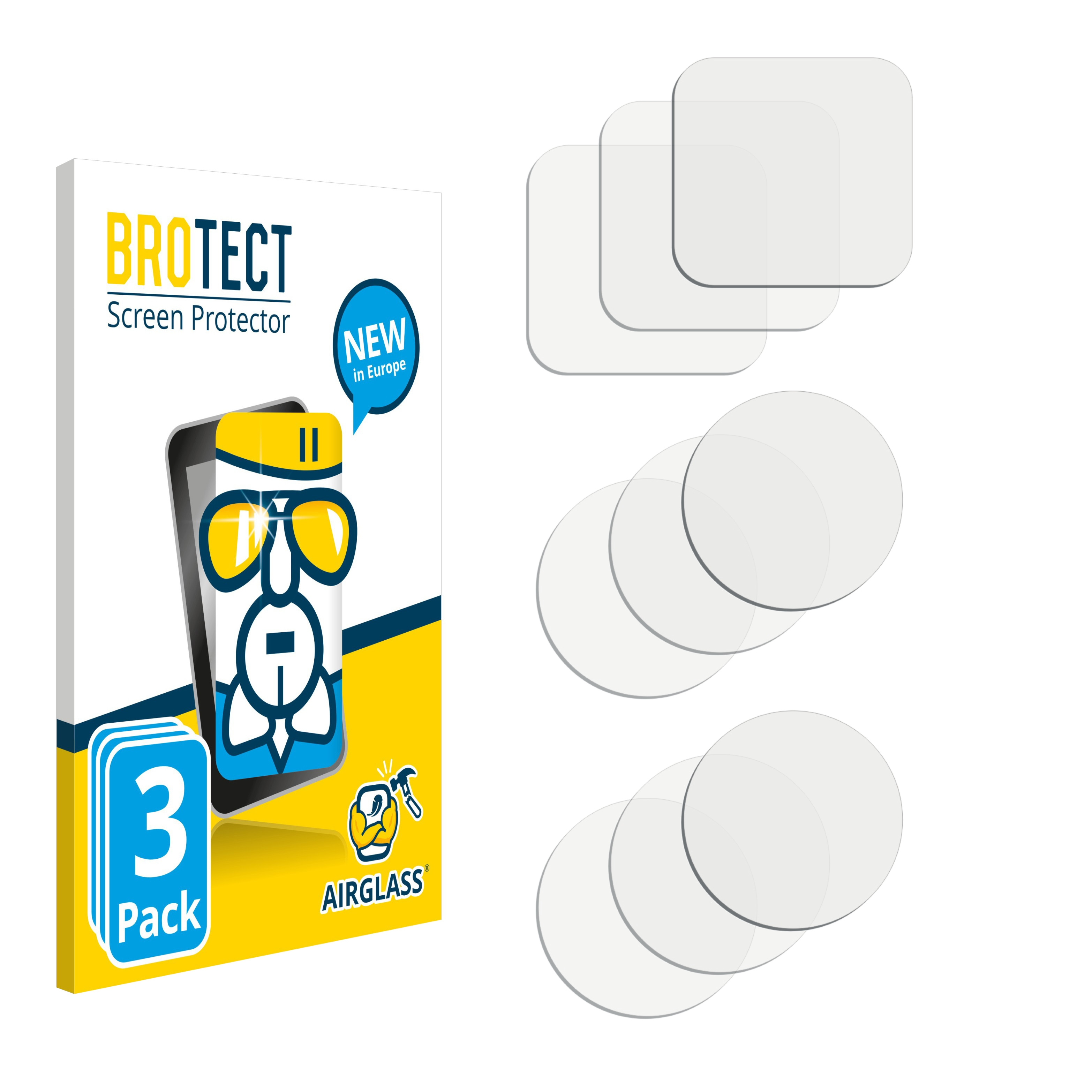 S BROTECT Edge 3x Motorola Pro) Schutzfolie(für Airglass klare