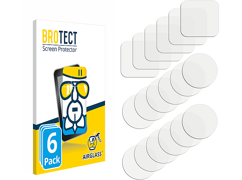 BROTECT 6x Airglass klare Schutzfolie(für Motorola Edge 20 Pro)