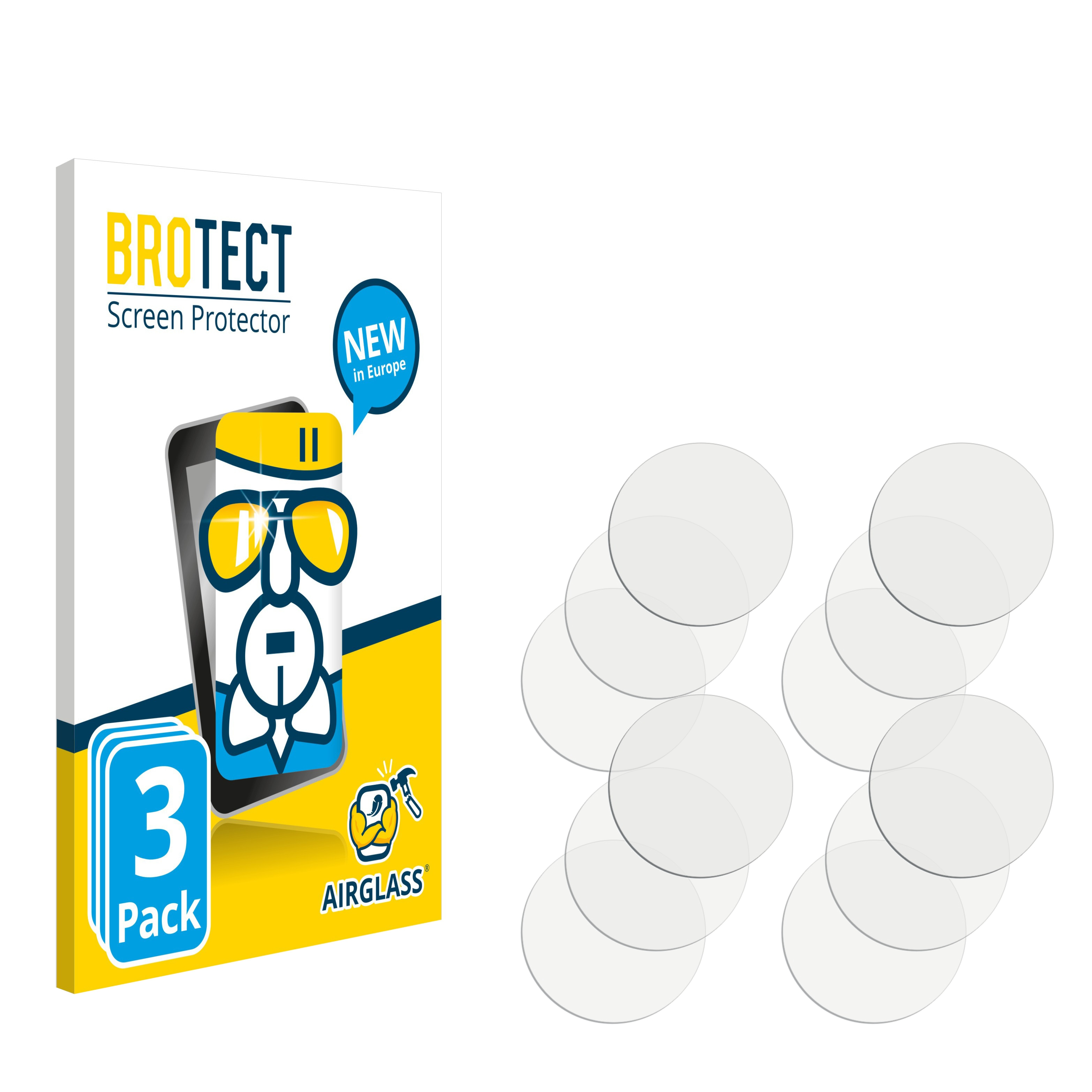 BROTECT 3x Airglass klare Schutzfolie(für V10) Doogee