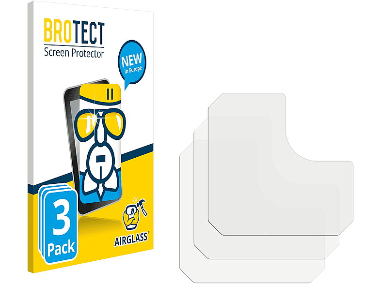 BROTECT 3x Doogee Airglass Plus) klare S88 Schutzfolie(für