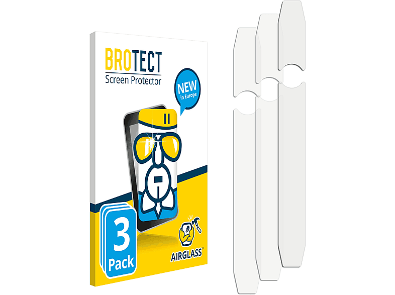 BROTECT 3x Airglass klare Schutzfolie(für Blackview BV6300 Pro)