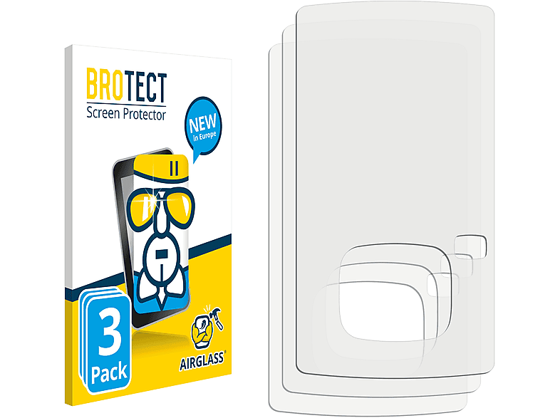 BROTECT 3x Airglass klare Schutzfolie(für TPL Birdy Slim)