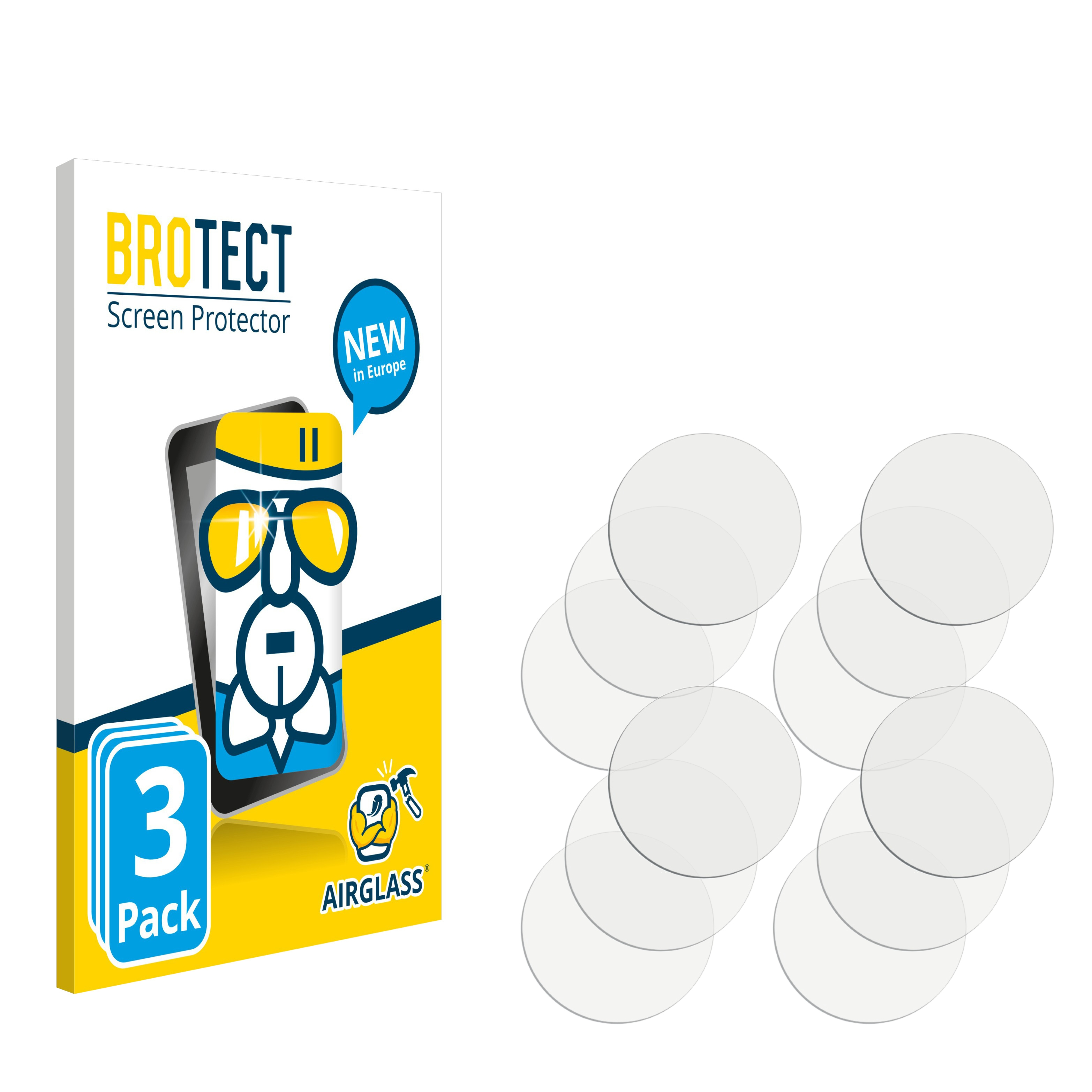 BROTECT 3x Airglass Pro) S86 Doogee klare Schutzfolie(für