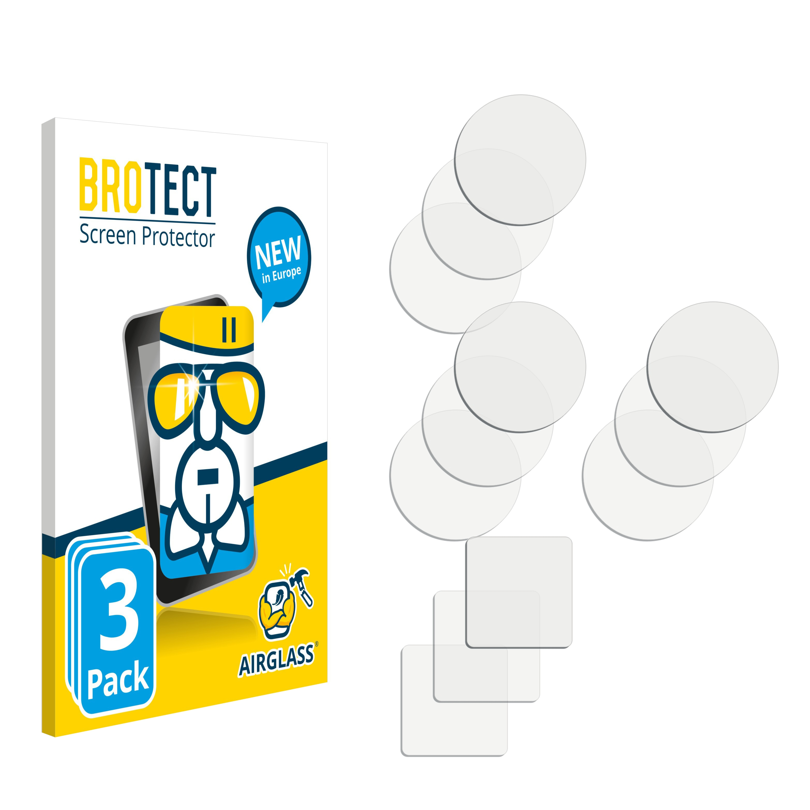 BROTECT 3x Airglass klare Axon Ultra Schutzfolie(für ZTE 30 5G)