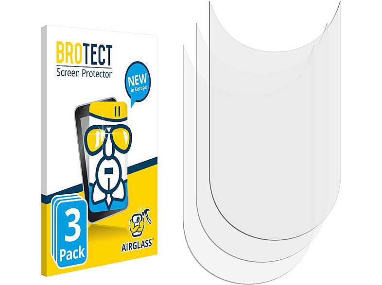 BROTECT 3x Airglass klare Xiaomi Schutzfolie(für K40 Redmi Pro)