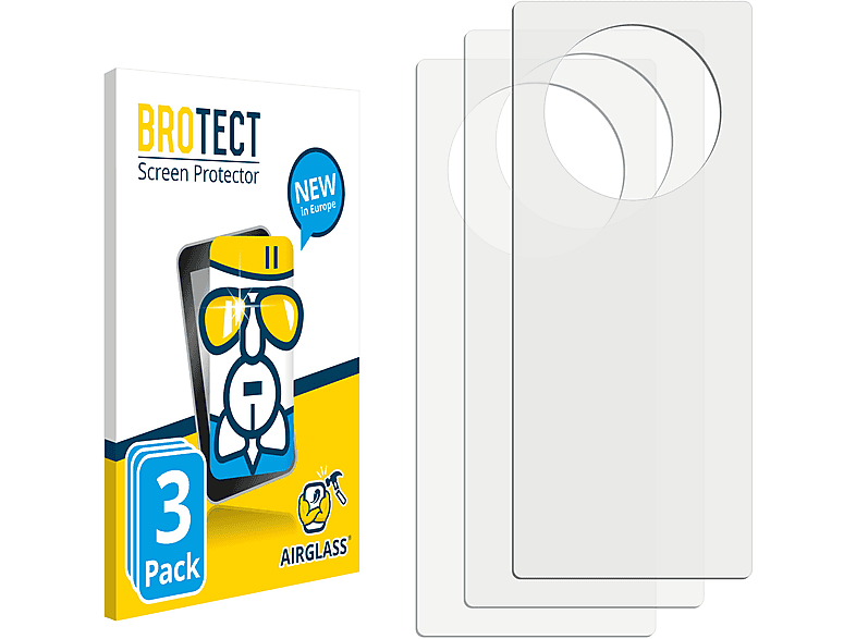 BROTECT 3x Airglass klare Schutzfolie(für Huawei Mate 40 5G)