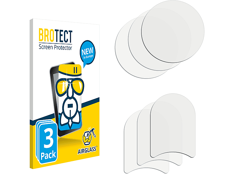 BROTECT 3x Airglass Schutzfolie(für Moto klare Motorola E6s)