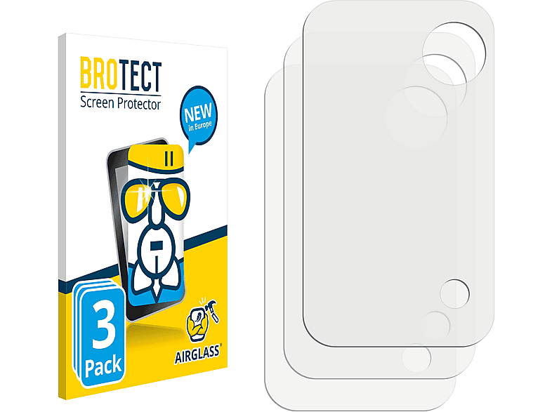 BROTECT 3x Airglass klare Galaxy Samsung 20 Note 5G) Schutzfolie(für